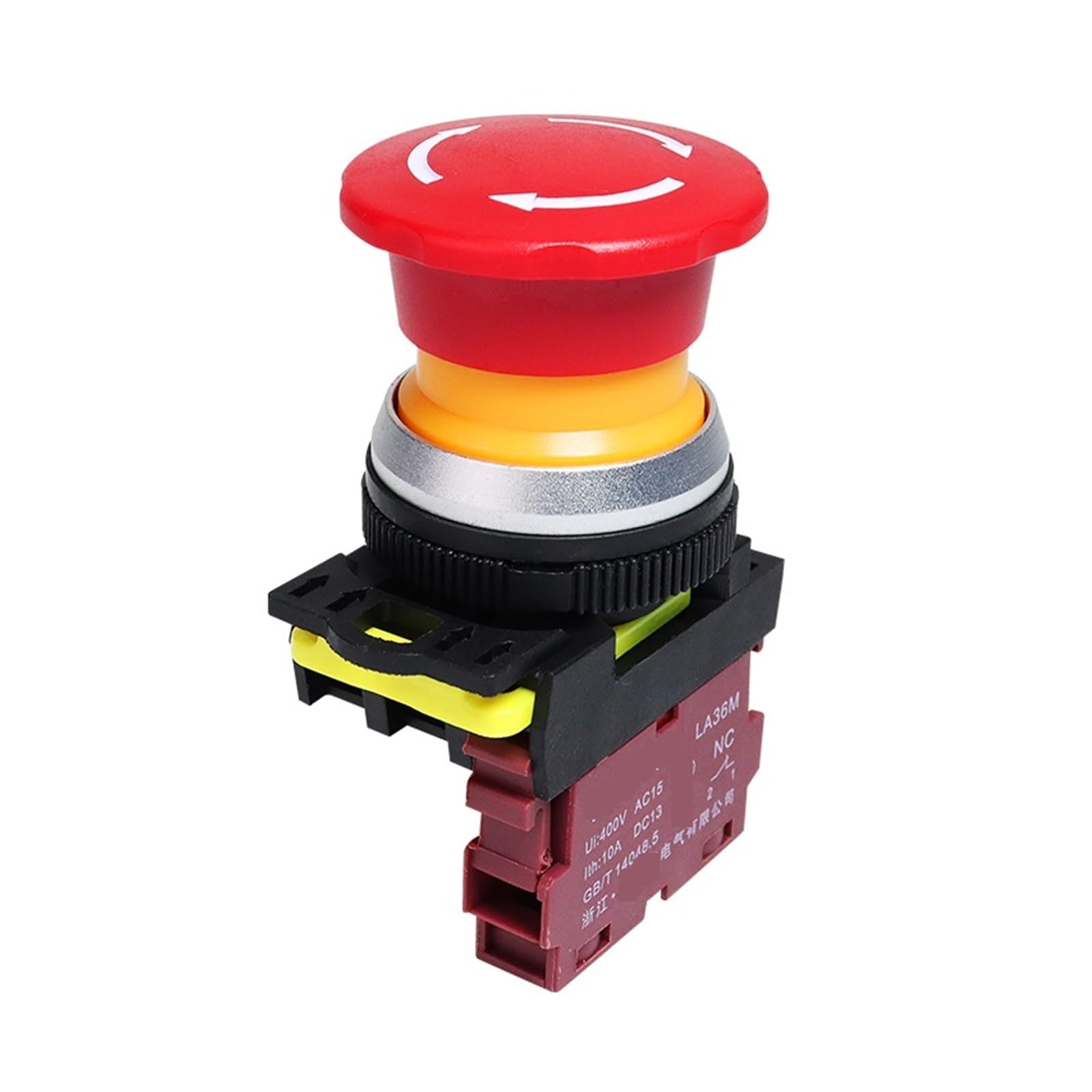 Bouton d'arrêt d'urgence LA36M pour sécuriser vos machines-outils