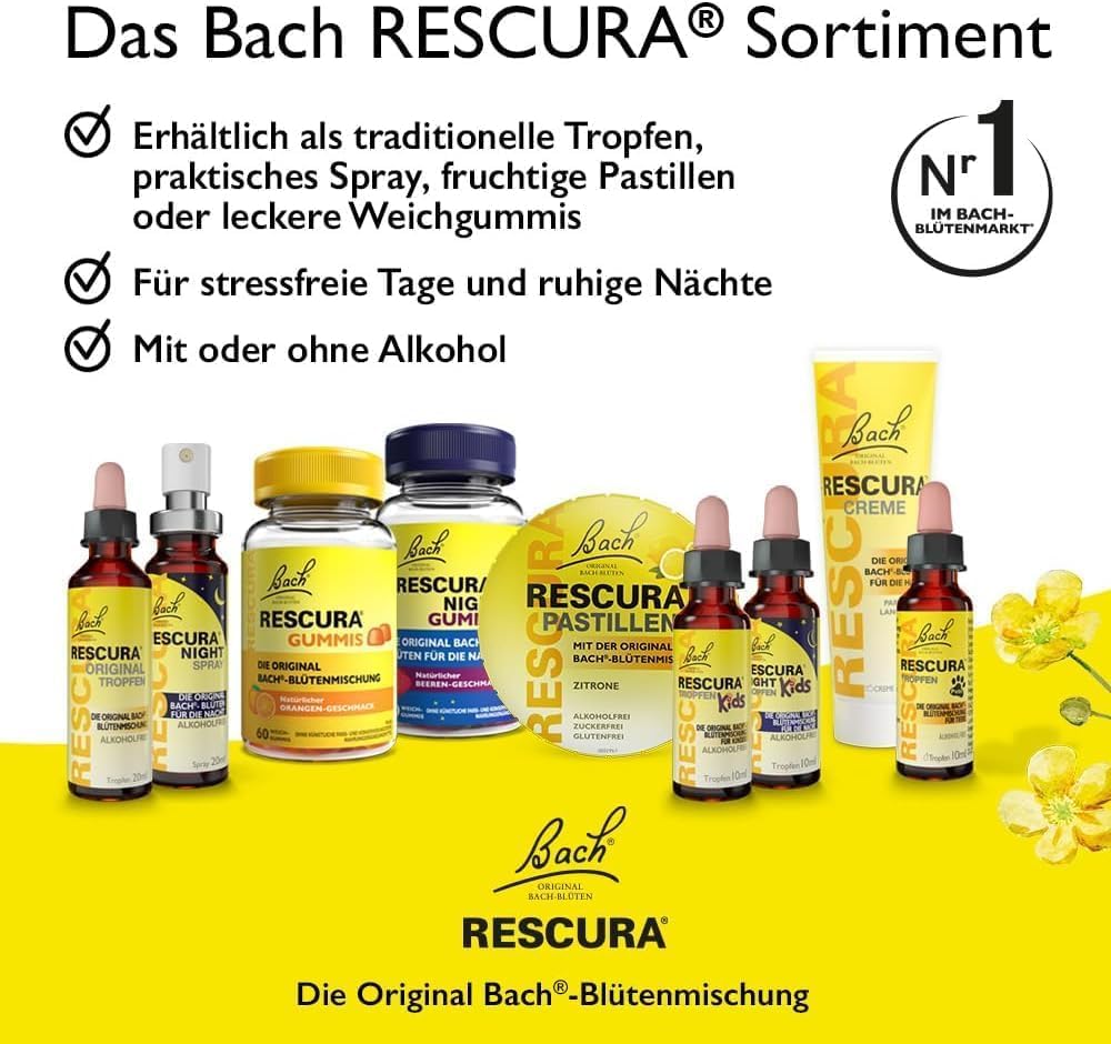 Bachblüten Original Rescura Tro m. Alkohol, 20 ml Solución