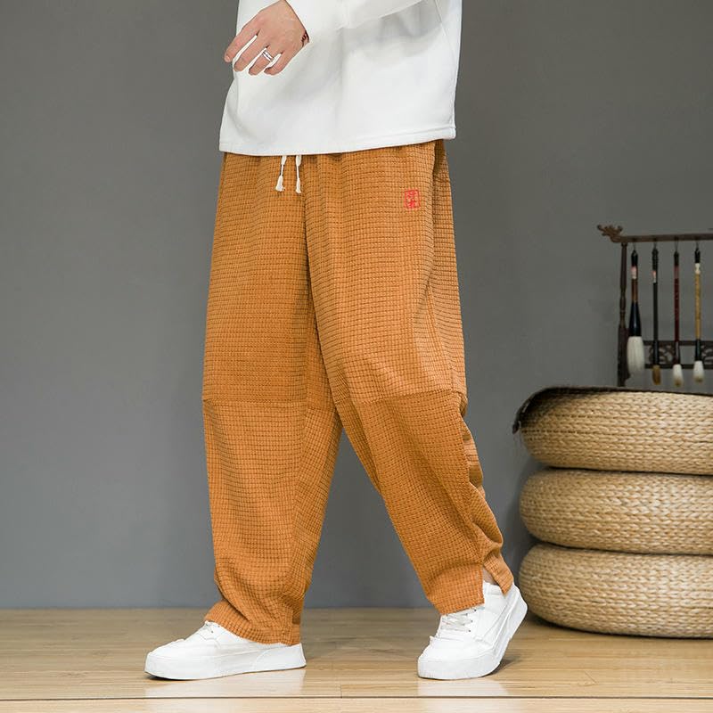 Pantalon en velours côtelé pour homme le style chinois tendance automne hiver