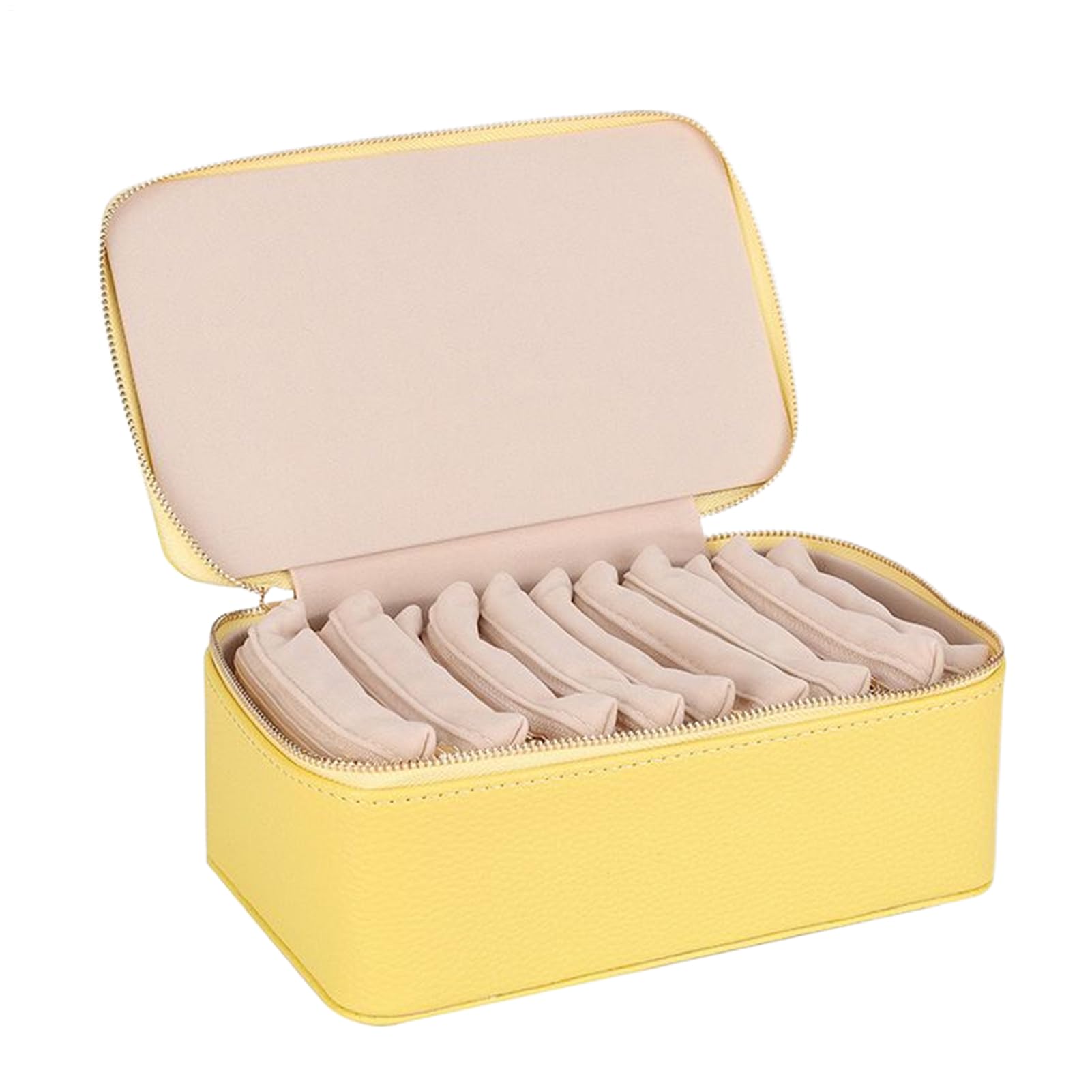 Portagioie Da Viaggio Elegante, 12 Scomparti Individuali, Porta Anelli | Custodia Piccola Portagioie e Portacollane Per Donne e Ragazze Da Viaggio Nonna Mamma Moglie