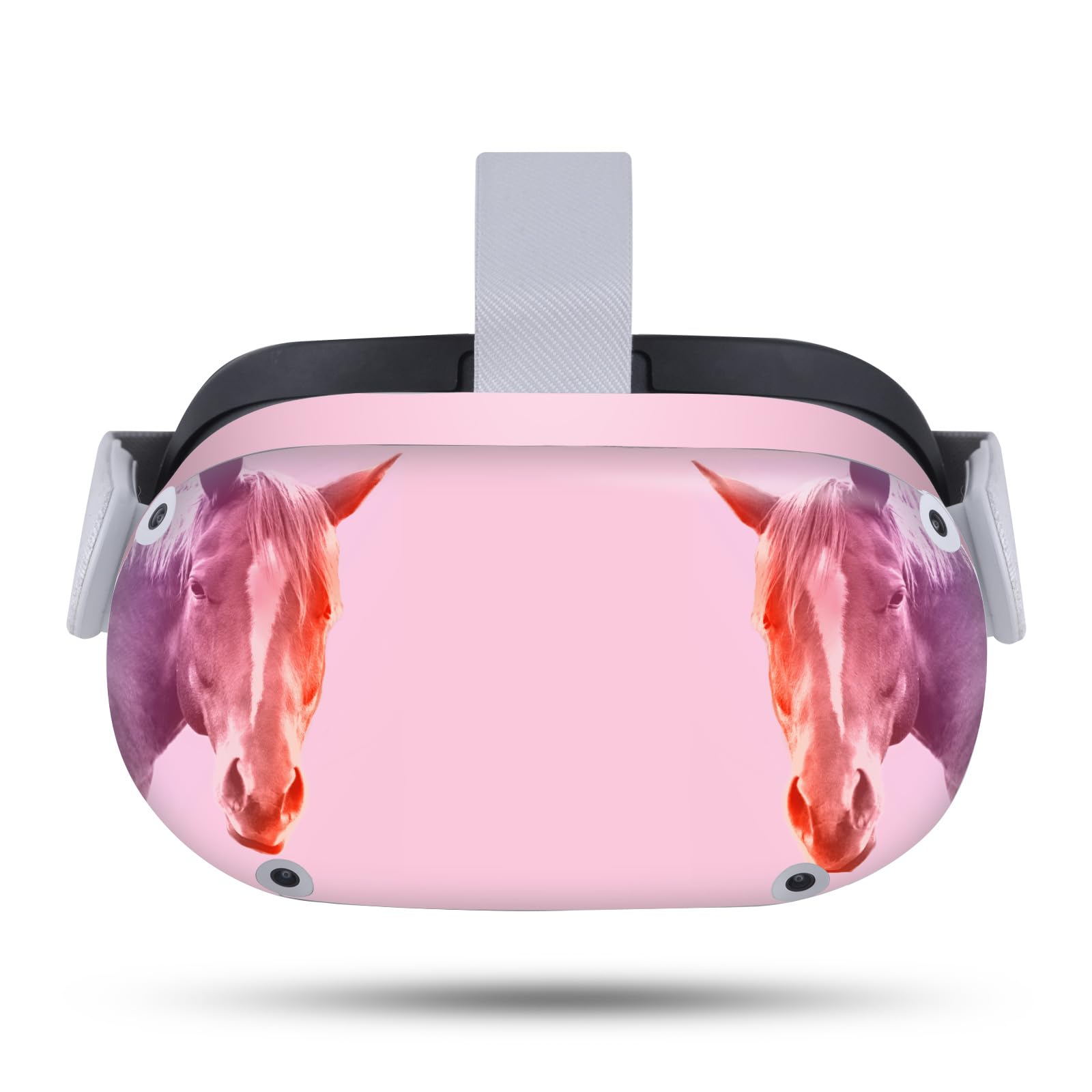 Head Case Designs Officially Licensed Mark Ashkenazi Pastel Horse Art Mix Vinyl Sticker Skin Decal Cover Compatible with Meta Quest 2