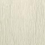 Ultimate Textile -10 Pack- Crinkle Taffeta - Delano 108-Inch Round Tablecloth, Ivory Cream
