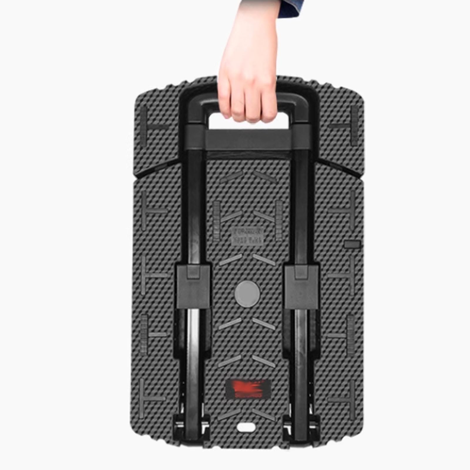 Genérico Carro Plegable de Alta Resistencia, Plataforma portátil, Altura Ajustable, Capacidad de Carga de 200 kg, Ideal para Compras, Equipaje y Transporte de Materiales.
