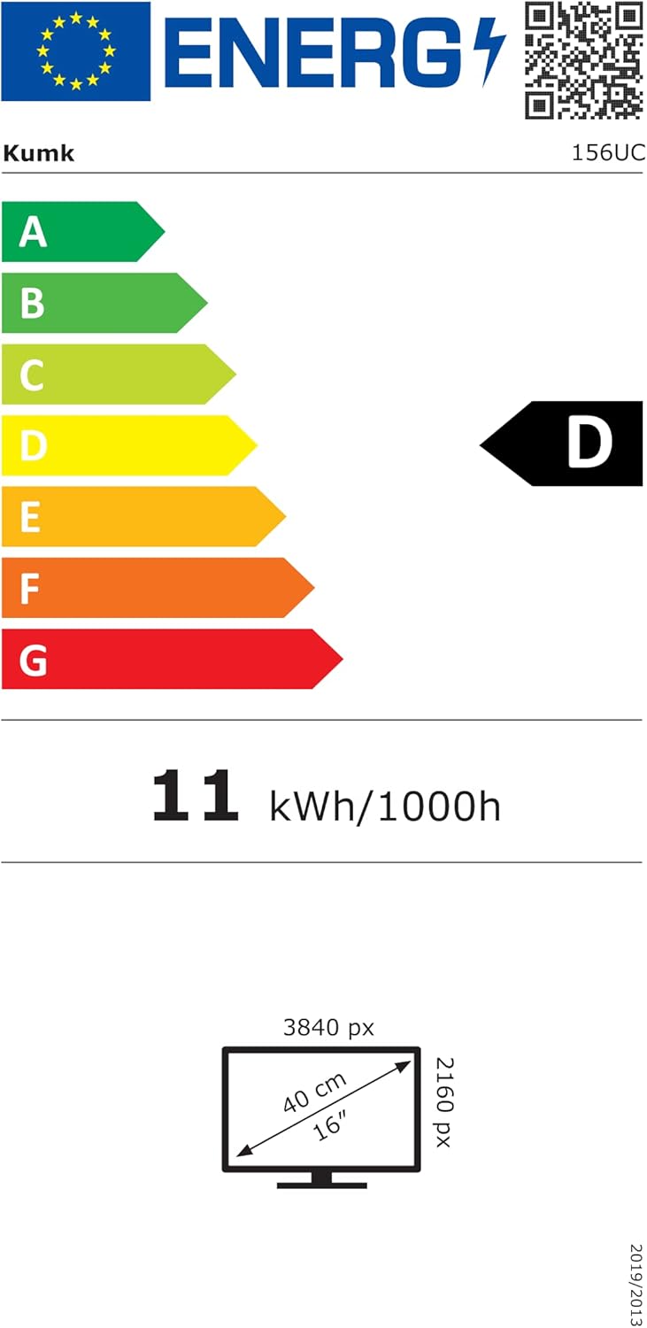 Monitor Portatile 4K, KUMK 15,6 UHD 3840x2160 Schermo Portatile, 100% sRGB Schermo IPS con HDMI Type-C Porta Doppi Altoparlanti, Compatibile con Laptop, Telefona, PC, Mac, PS3/4/5 Xbox Switch Monitor Portatile 4K, KUMK 15,6 UHD 3840x2160 Schermo Portatile, 100% sRGB Schermo IPS con HDMI Type-C Porta Doppi Altoparlanti, Compatibile con Laptop, Telefona, PC, Mac, PS3/4/5 Xbox Switch