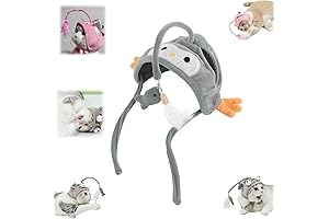 Grey-B Cat Hat Wearable Cat Tree