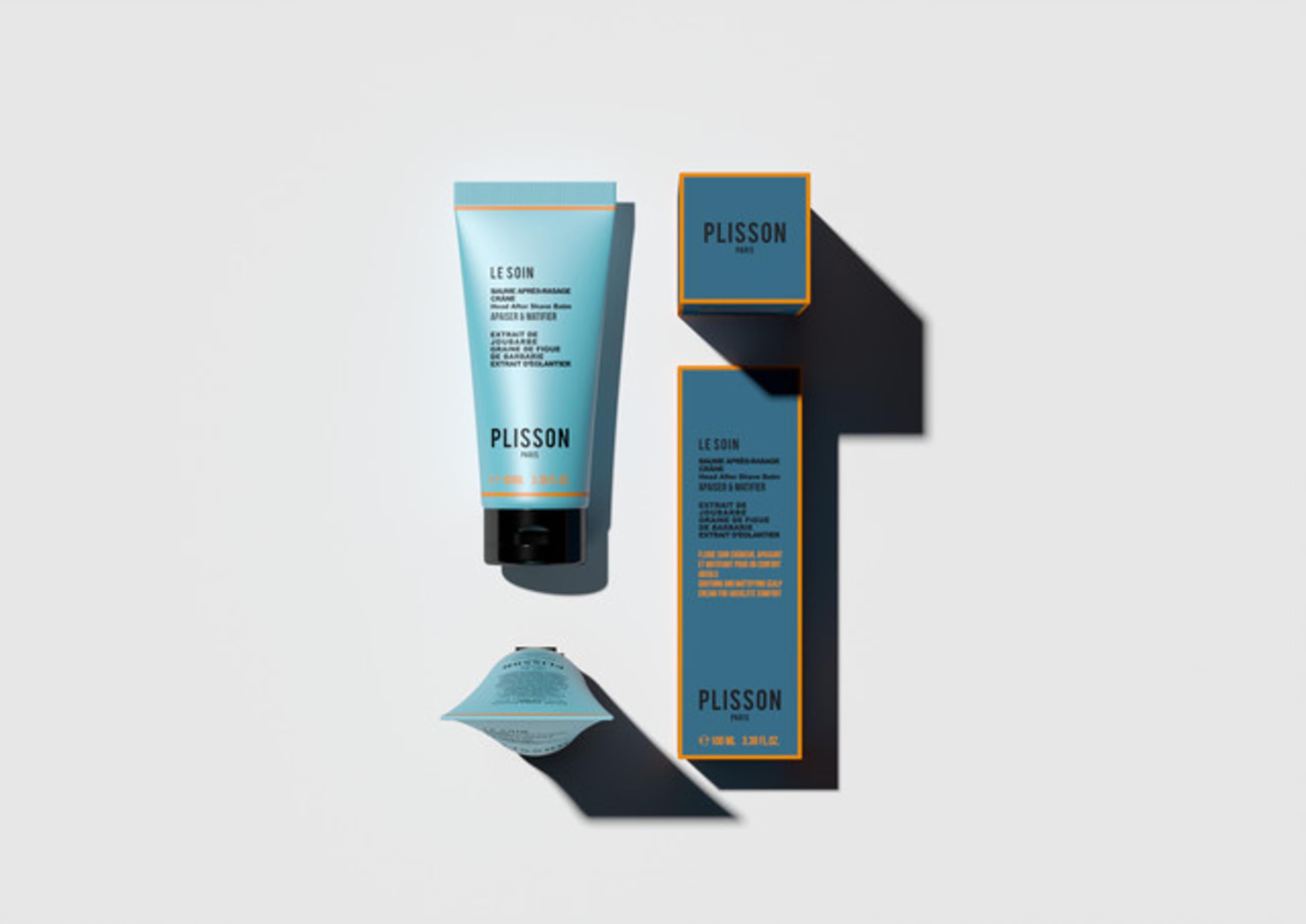 Plisson - Baume Après-Rasage pour le Crâne - Tous Types de Peaux - 95% d’Ingrédients d’Origine Naturelle, Églantier, Joubarbe et Grain de Figue de Barbarie - Fabrication Française - 100 ml