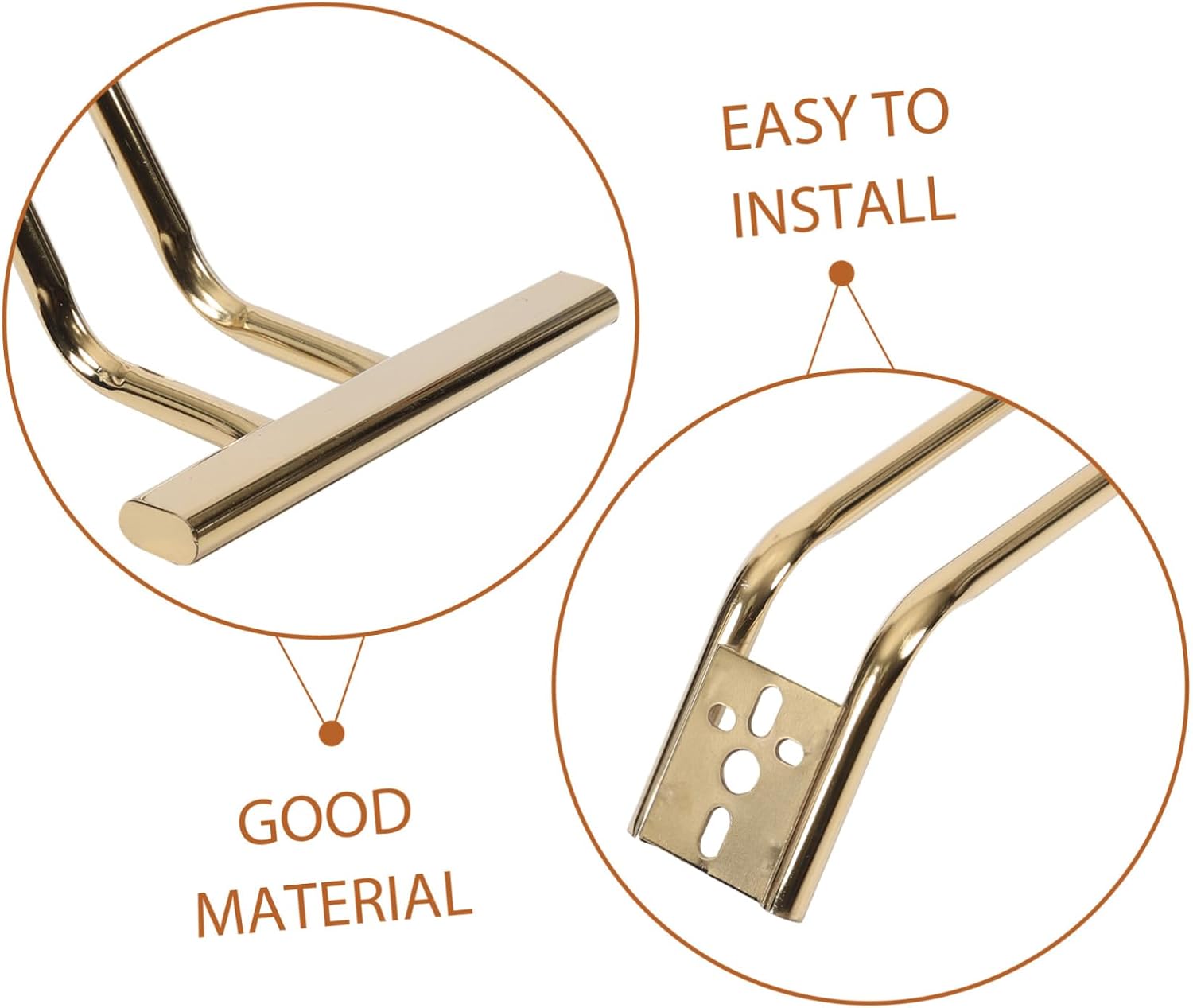 Salon Chair Foot Rest Replacement Convenient and Stable Legrest for Barber Chair Thickened Plated Pedal Accessory for Beauty Salon