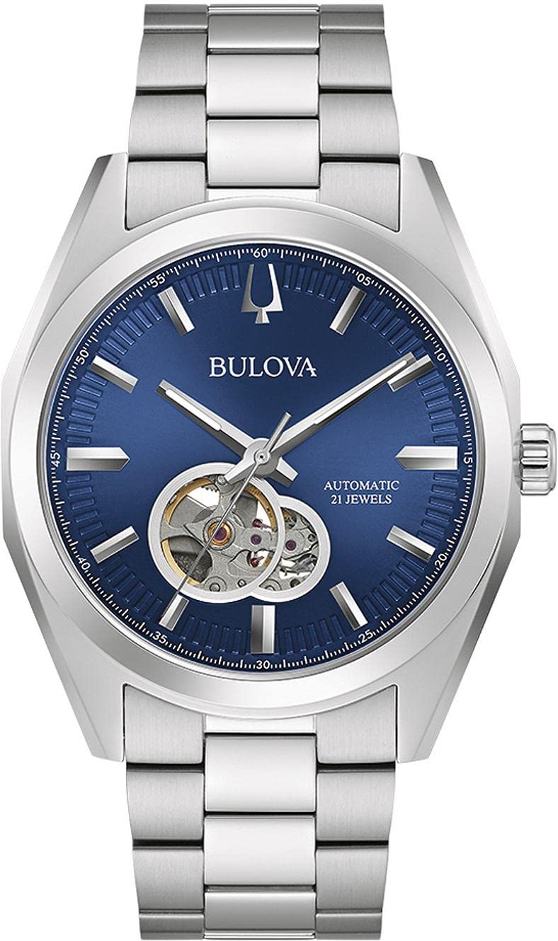 House of Watches - Bulova Mens Surveyor Expansion Blue Dial Automatic Watch 96A275