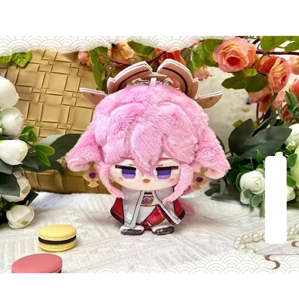 Anjinguang Anime Furina Plush Figure 12cm Lynette/Citlali/Yae Miko/Hu Tao Soft Stuffed Mini Hug Pillow Wallet Pendant Schoolbag Accessories - Image 3