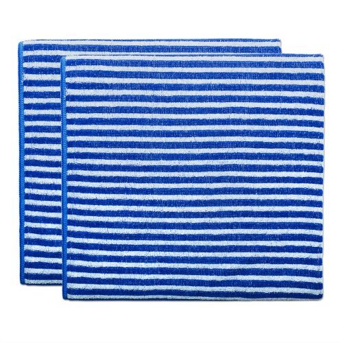 Das blaue Wunder - Bamboo Premium Handtücher, 2er Set (blau)