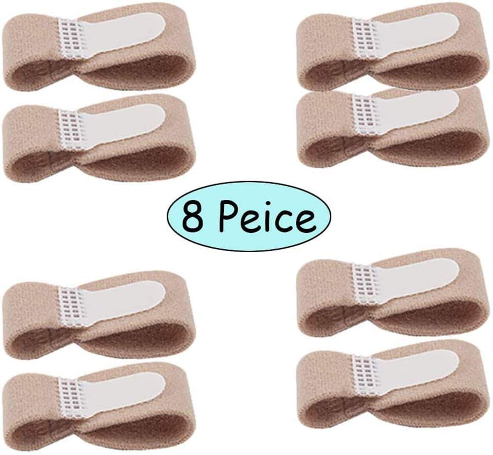 DELFINO Broken Toe Wraps Fabric Toe Splint Toe Correct Toes Cushioned