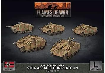 Flames of War German Fallschirmjager StuG Assault Gun Platoon Late-War