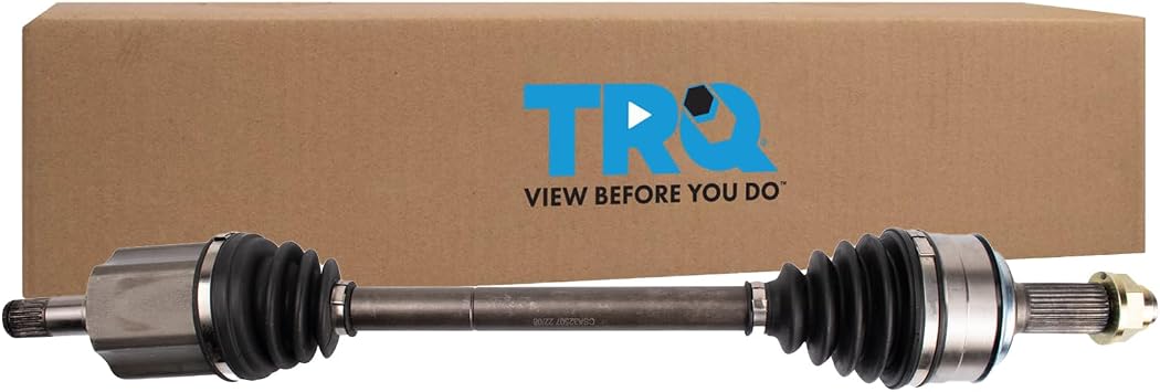 TRQ Front Left CV Axle Shaft Assembly Driver Side Automatic CVT
