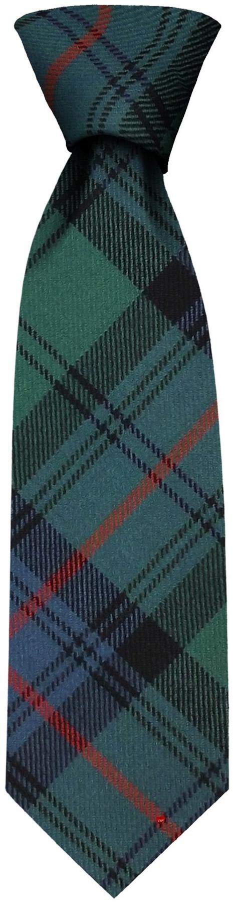 I LUV LTD Gents Neck Tie Armstrong Ancient Tartan Lightweight Scottish Clan Tie