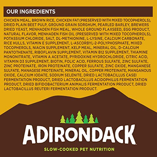 Adirondack Puppy Food For Puppies And Performance Dogs Made In Usa [Natural Dog Food For All Breeds And Sizes], Chicken Meal & Brown Rice Recipe, 25 Lb. Bag, Model Number: 00802 #TOP5