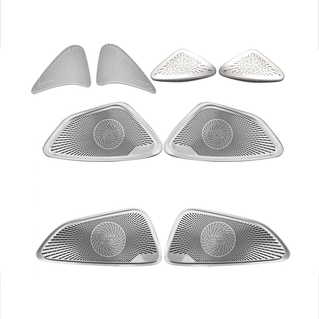 Lautsprecher Gitter Abdeckung für E Class W214 2024+ Masche Dekorativ Kreis Schutz Auto Audio Dekorative Zubehör,Horn-cover-8pcs