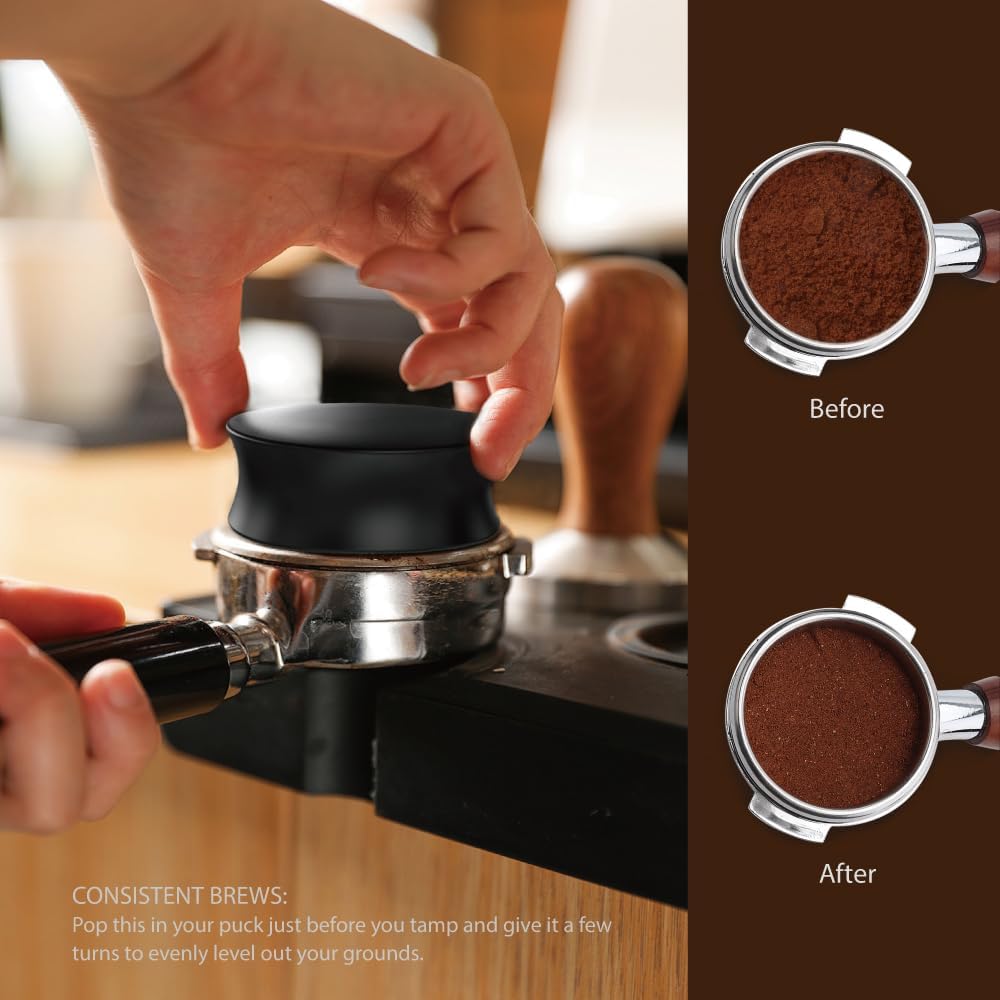 Entonnoir De Dosage Café 51 Mm Magnétique - Pour Porte-filtre Rancilio Silvia, Bezzera BZ10 - Anneau En Aluminium, 8 Aimants