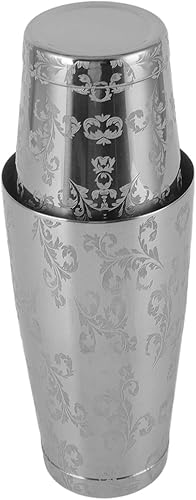 Miniatura 6 de Coctelera profesional, coctelera de acero inoxidable 304, coctelera Boston para mezclar bebidas, coctelera de Martini grabada, mezclador de barra