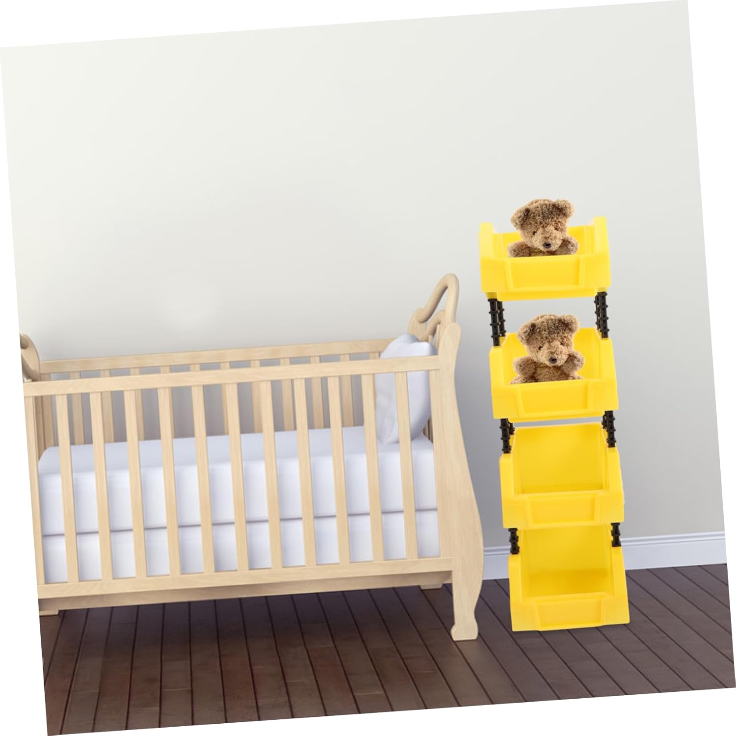 12pcs Stackable Parts Organizer Bins Multi-use Storage Boxes for Tools and Accessories Wall Mounted Colored Storage for Garage and Workshop Organization