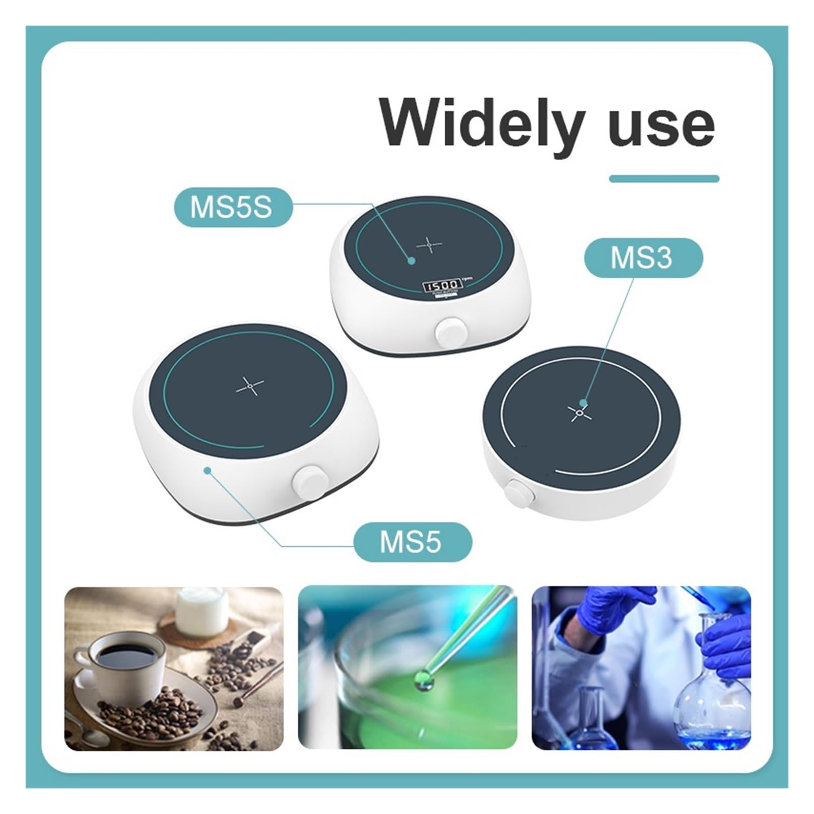 Wirówka, Mieszadło magnetyczne Laboratoryjny mieszalnik cieczy Mini mieszadło z mieszadłem(MS5S)