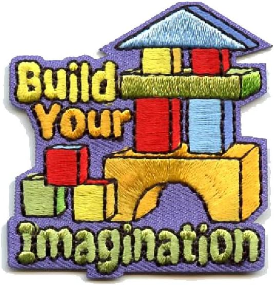 12 Pieces 2" Activity Scouts Applique Fun Patches, Science and Technology - STEM (Build Your Imagination)