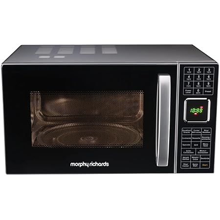morphy richards microwave oven 25 cg recipe book