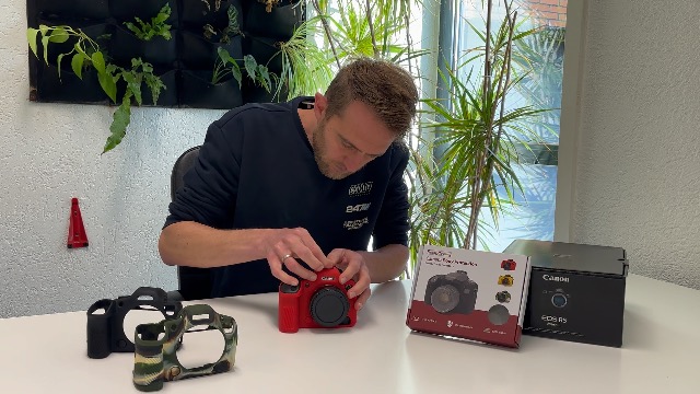 Custodia Silicone EasyCover Per Canon R5/R6 - Protezione Antiurto Mimetico - Foto 13