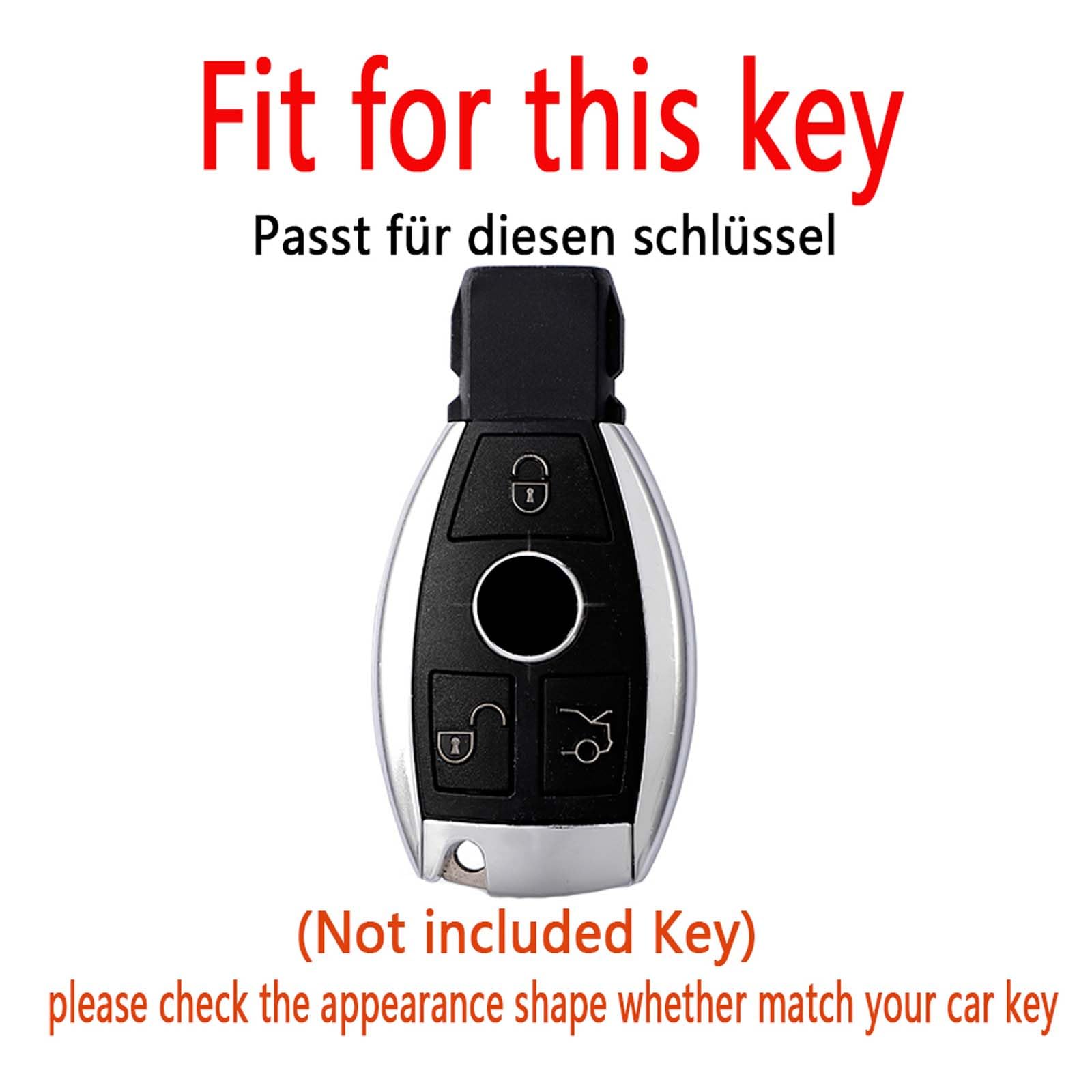3 TASTEN SCHLÜSSEL GEHÄUSE FÜR MERCEDES A B C E S CLK ML W164 W245 A209 W212