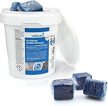 kör4u Water Tank Cubes - 10 Blue Fresh Self Activating Toilet Tablets for Cleaning Against Limescale and Deposits, Eco-Friendly and Biodegradable