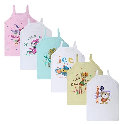 superminis Baby Girl Cotton Camisole (50049-Smcogv17_Multicolor_18 Months-24 Months, Regular Fit)