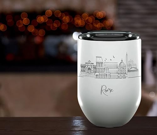Miniatura 534 de Taza de cerámica Madrid Spain Skyline, taza blanca de recuerdo de Europa de 11 onzas, taza de café personalizada, regalo para cumpleaños, taza