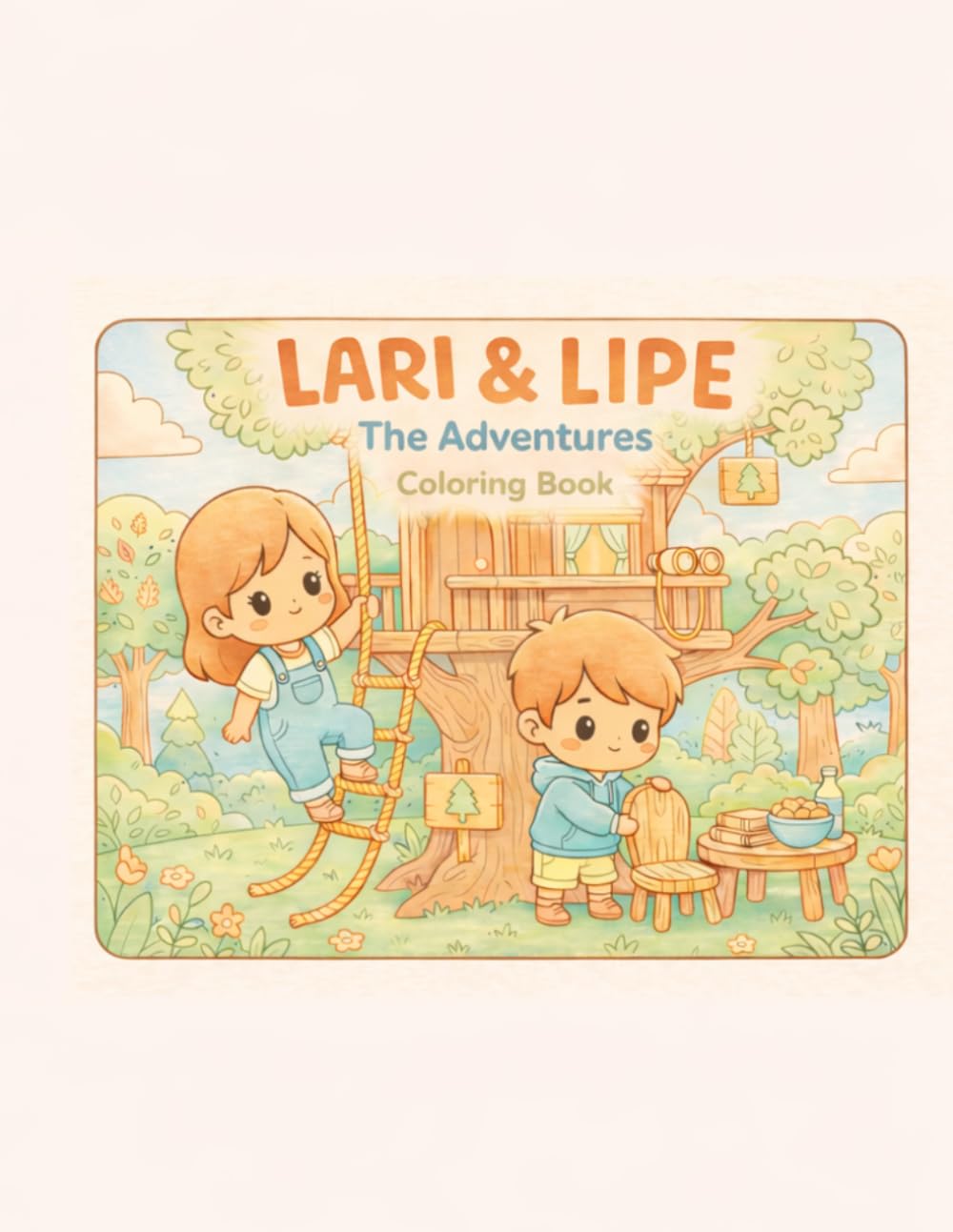 Lari & Lipe: As Aventuras: Livro para Colorir