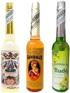 Pack Florida Agua de Perú Original, Agua Sandalo y Agua Ruda. Pack 3 Botellas de 270ml. Murray Y LanMan. Amarilla Original de Perú. Agua De Colonia.