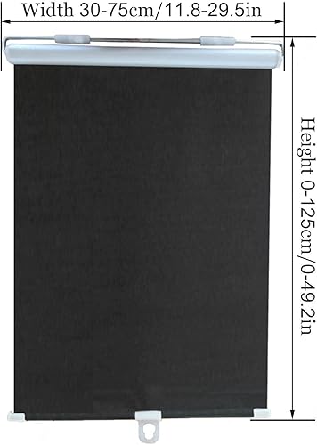 Vista 73 de Blackout Roll Up Shades with Suction Cups, Sunshade Blinds No Drilling, Window Roller Blinds, Thermal Roller Shades for