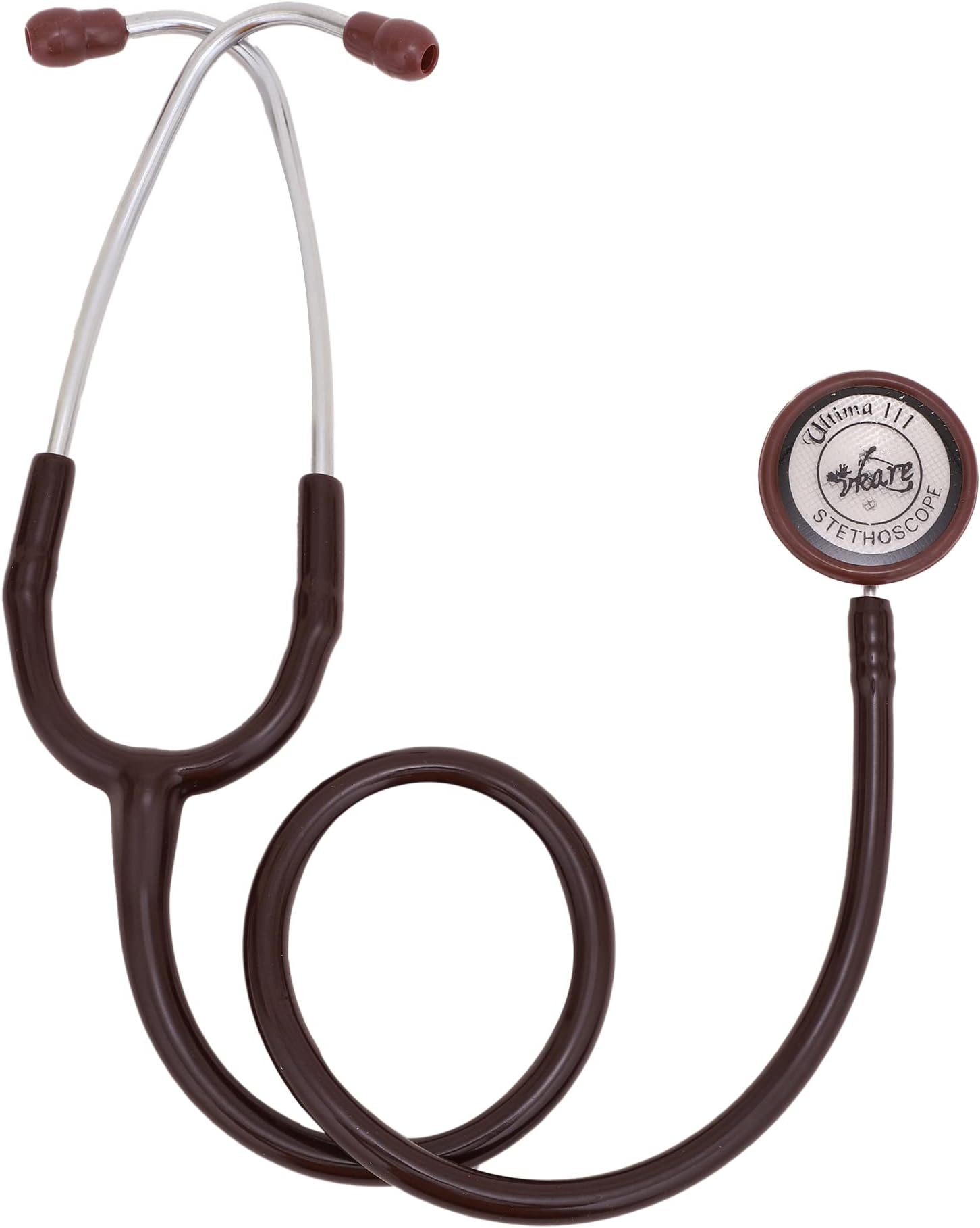 Vkare Pediatric Stainless Steel Stethoscope for Doctors Nurse Medical Students Practitioner Ultima PS (Burgundy)