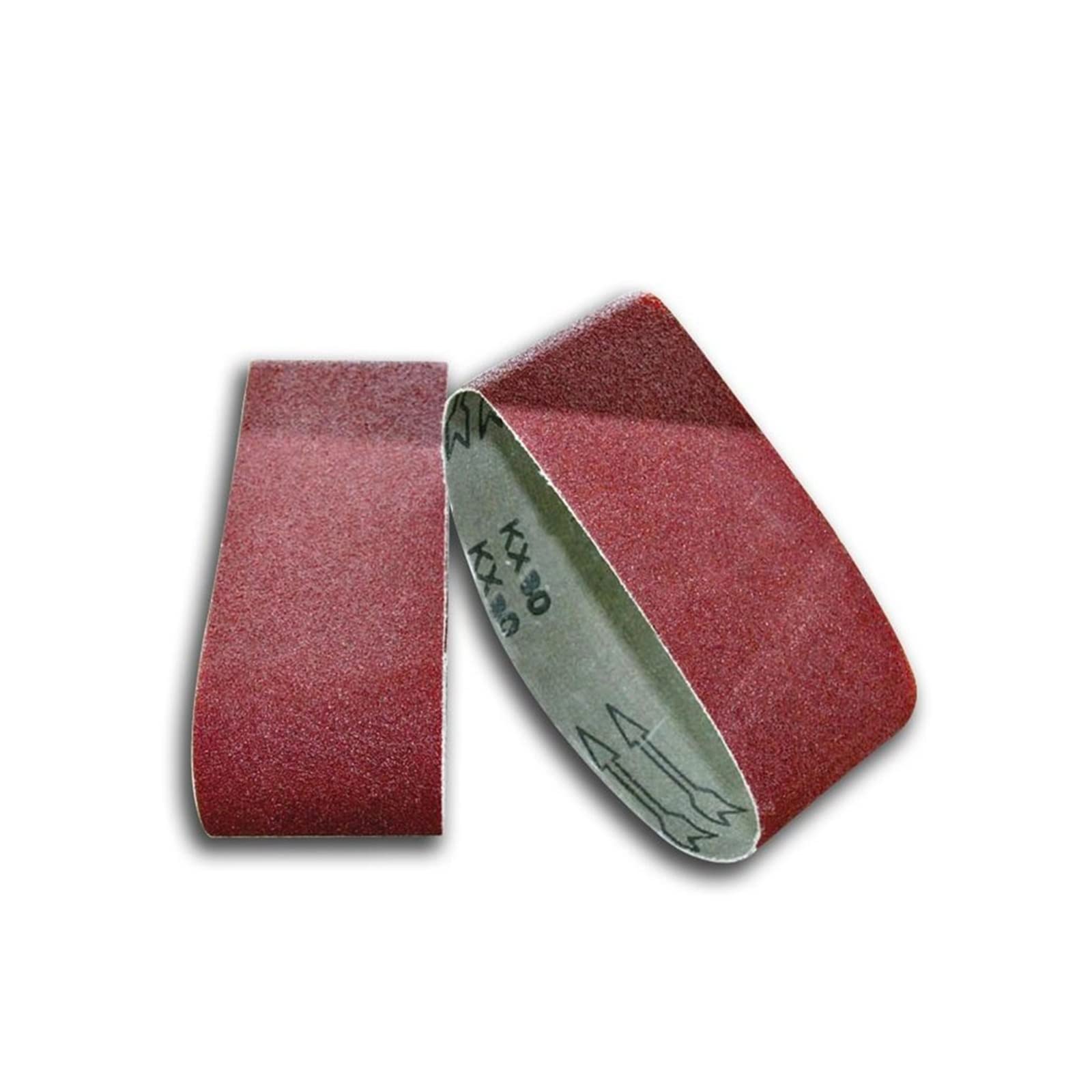 Pas szlifierski 5 sztuk 75x457mm pasy szlifierskie 3 "x 18" papier ścierny 60 80 120 240 ziarno tlenek glinu akcesoria do obróbki drewna(Grit 120)