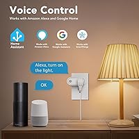 Vista 4 de NEO Z-Wave Plus Smart Mini Plug, toma compacta Z-Wave para automatización del hogar, funciona con Smartthings, función básica de encendido/apagado