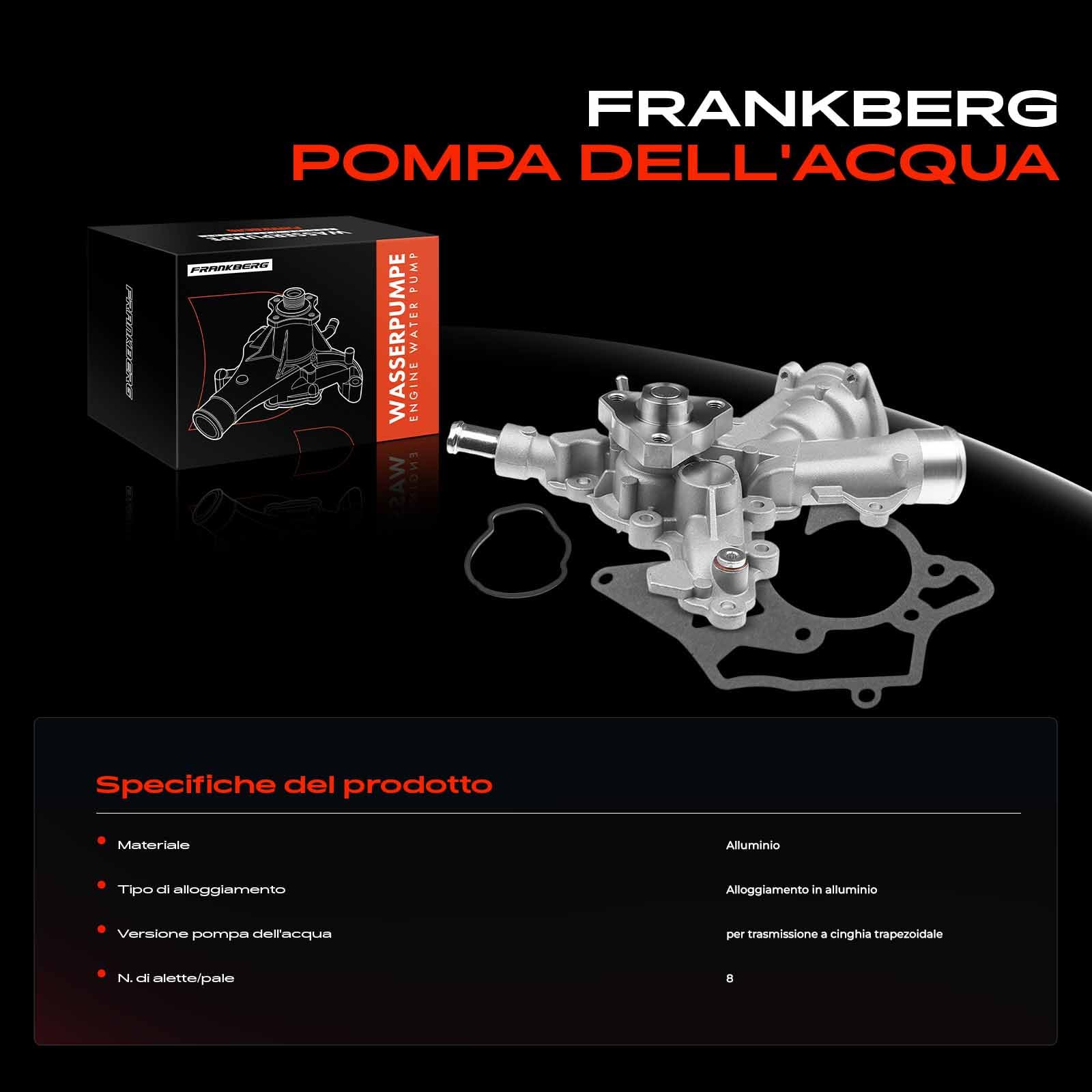 Pompa dell'acqua con guarnizione per Agila A H00 Astra G Astra H L48 Corsa C F08 F68 Agila MK I Corsa MK II III Tigra 2000-2014 1334145