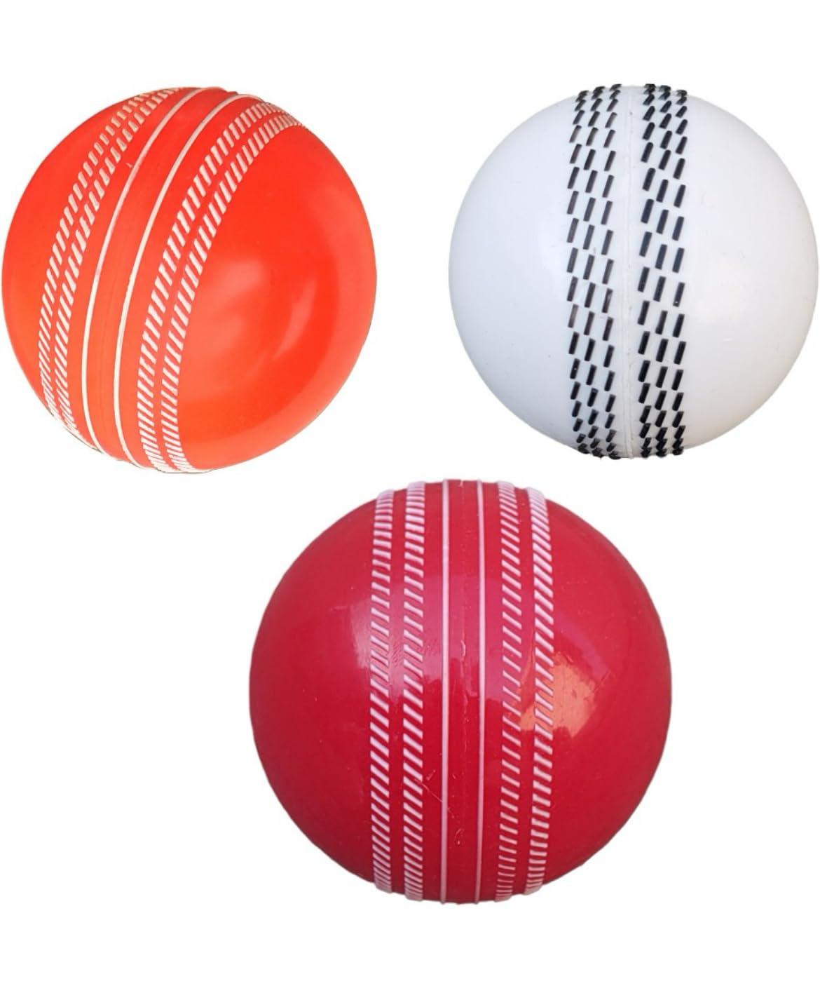 Rubber Synthetic Cricket Ball i10 Cricket Synthetic Ball, Best Practice Poly Hard Balls - Indoor & Outdoor Training (Combo 3 PC Multicolor Ball) (B0D67GWQH6) Amazon Price History, Amazon Price Tracker