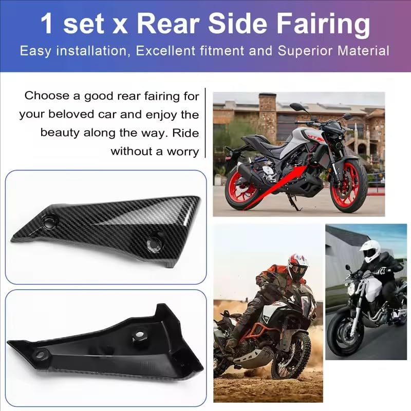 Accesorios de motocicleta para Yamaha MT-03 MT 03 2021-2023 2024 2025 motocicleta izquierda o derecha cubierta lateral del radiador carenado MT03 accesorio