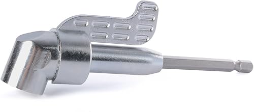 Miniatura 3 de Rocaris Destornillador eléctrico de extensión de ángulo recto de 105 grados, accesorio de taladro con 1/4 de pulgada hexagonal de cambio rápido y