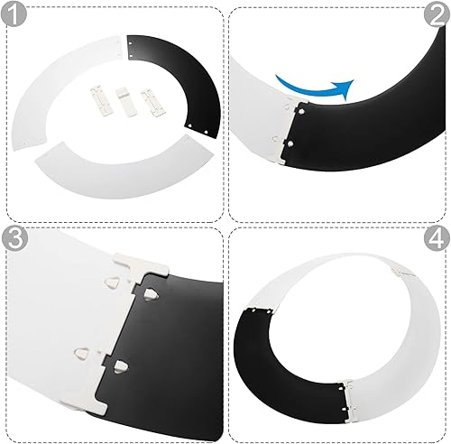 Miniatura 7 de Sombrero duro visera de poliuretano protector solar reutilizable y reemplazable extensor de sombrero para casco de calor solar protector de seguridad