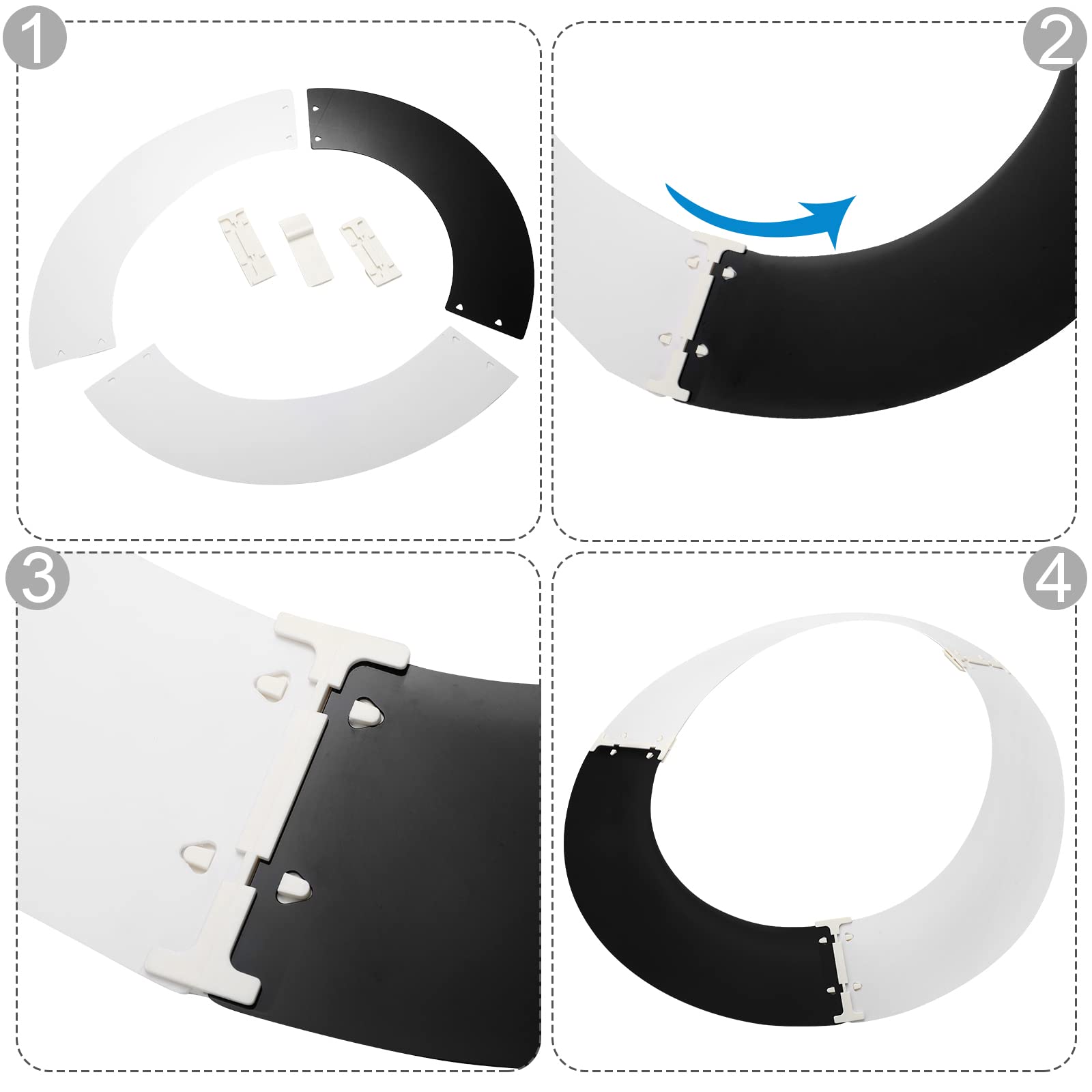 Visera de poliuretano para casco de protección solar reutilizable y reemplazable, extensor de sombrero para el calor del sol, protector de seguridad