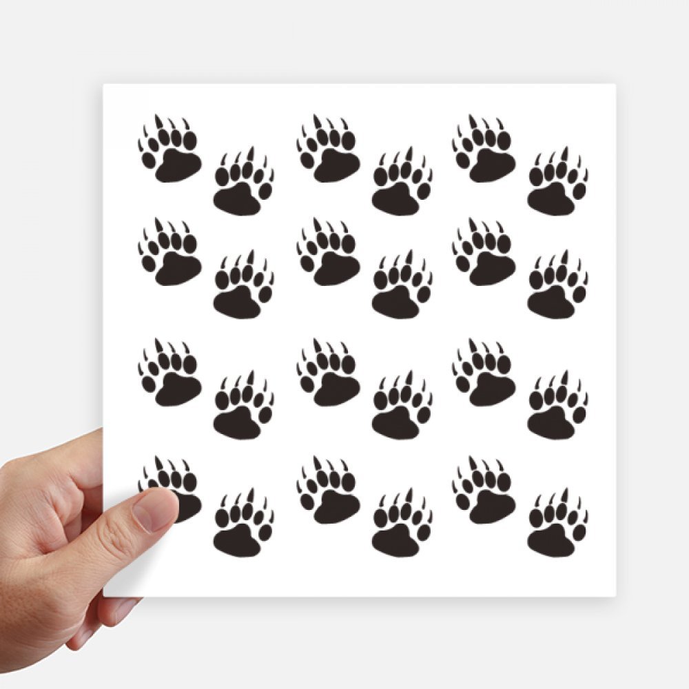 Autocollant patte de chien protection des animaux 20cm lot de 4 stickers