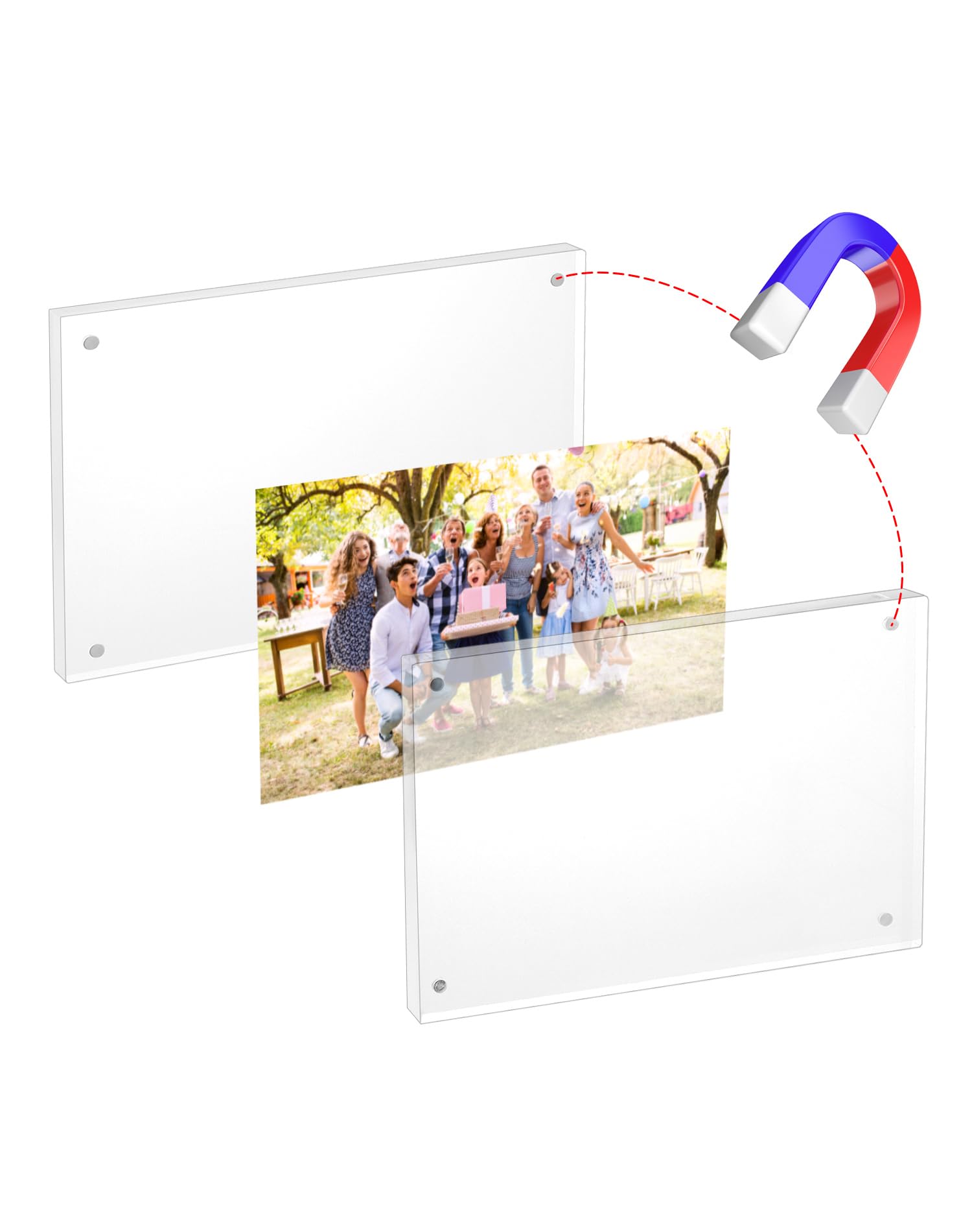 Aitee Acryl fotolijst, doorzichtige acryl fotolijst voor muur Aitee Acryl fotolijst, doorzichtige acryl fotolijst voor muur