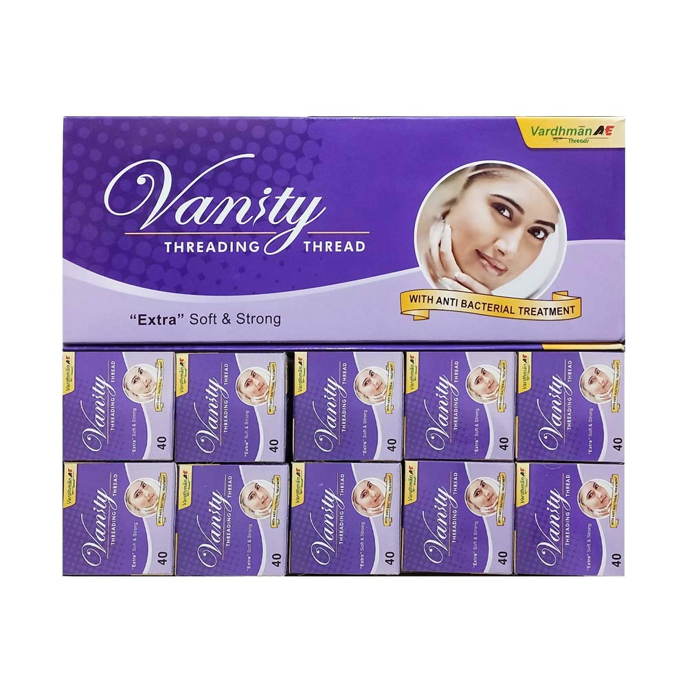 VANITY Spool Eyebrow Threading Thread, 10 Pieces - 300m