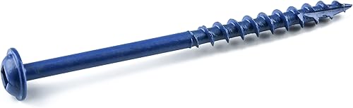 Kreg SML-C250B-2000 - Tornillos de agujero de bolsillo azul Kote, 2 12 pulgadas, 8 roscas gruesas, cabeza Maxi-Loc (2000 unidades)