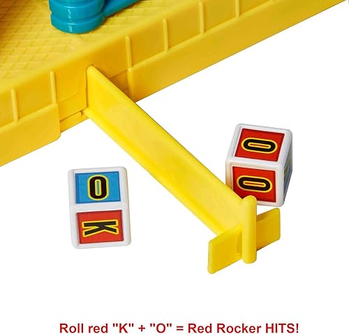 Miniatura 3 de Rock ‘Em Sock ‘Em, Robots Knock or Block Edition - Juego de boxeo de operación manual con las figuras Red Rocker y Blue Bomber, regalo para niños