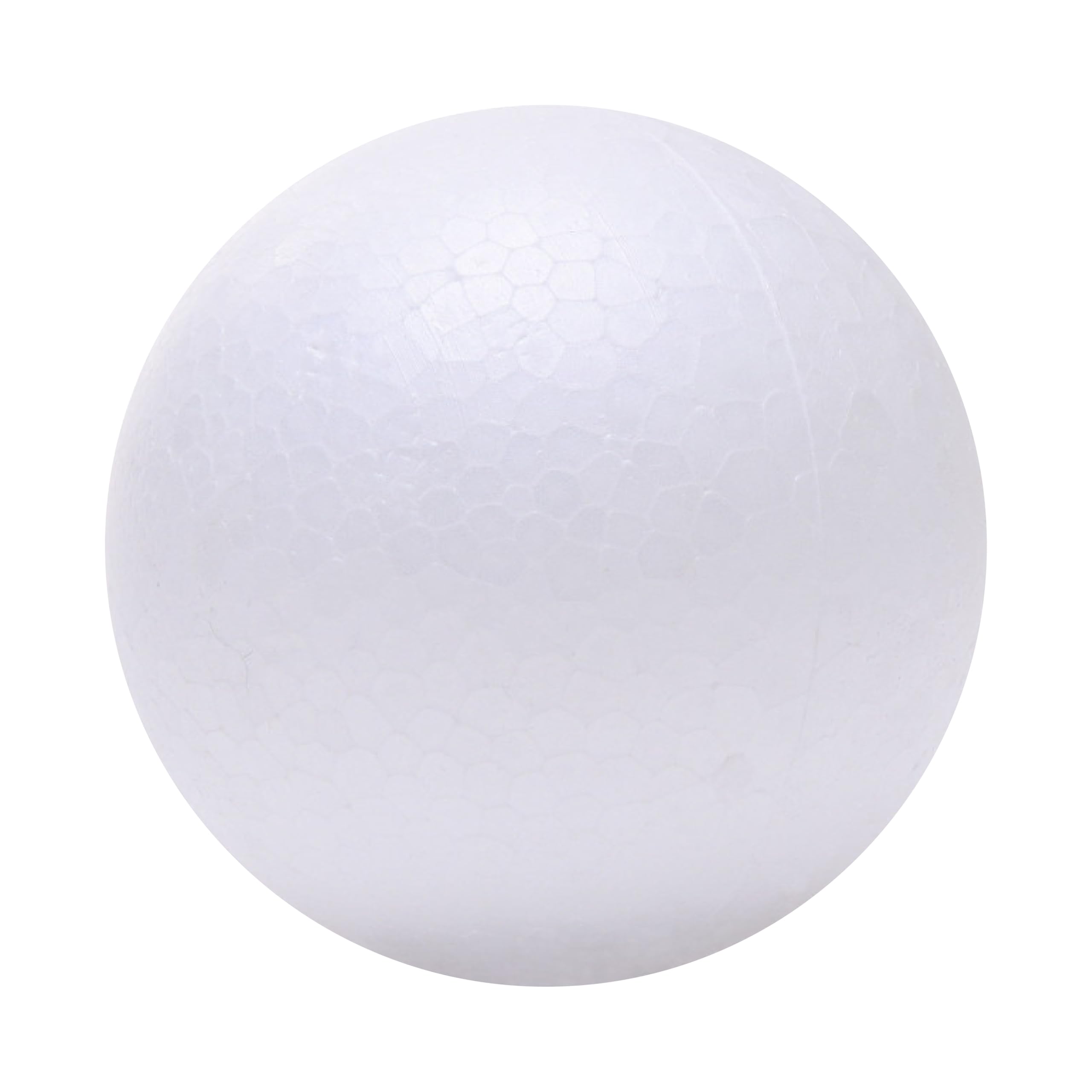 Craftmill White Polystyrene Balls 12Cm (120Mm) Pack Of 8 - Foam Craft Balls For Decorations, Cake & Sweet Trees, Styrofoam Sphere For Diy Art, Painting & Party Decor