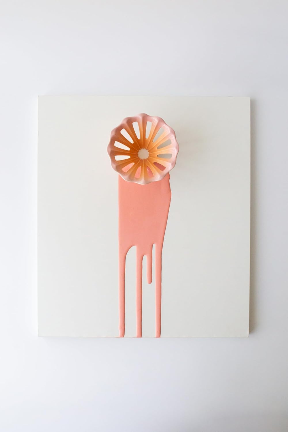 V60 Ceramic Pour-Over Coffee Dripper (HANDMADE IN UKRAINE) Series 2 (Peach and Raspberry)